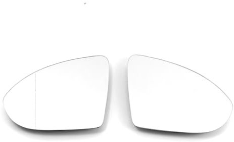 VREFOEAX Spiegelglas Für VW Für Golf 7 Für MK7 Für MK7.5 Für GTI Für GTD 2012–21 Für Touran 5T Beheiztes Spiegelglas LH RH Linsenersatz Außenspiegel Glas Ersatz(L+R)