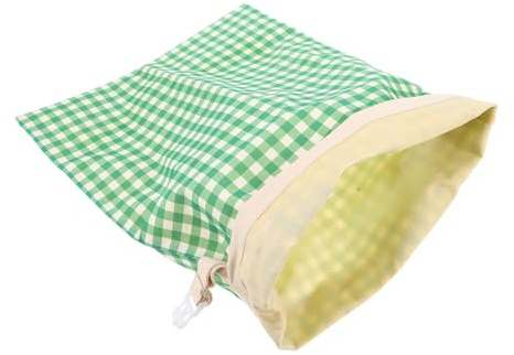 TOPPERFUN Paquet Coton Ciré Réutilisables Paquet à Frais à Double Couche en Cire D’Abeille Naturelle Levain Compatible Congélation et Usage Maison
