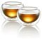 TEA SOUL Tazze in Vetro Doppio Strato 60ml 2 pz