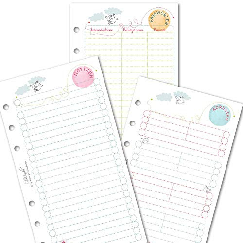 SinnWunder/Planer-Notiz-Set / 50 Blatt/Personal (A6) / CosySinn