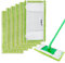 KEEPOW 6 Stück Bodentücher Nass für Swiffer Feuchte Bodentücher Nass Trockenmopps, Mikrofaser Wet Bodentücher Trocken Tücher Wiederverwendbar Waschbar