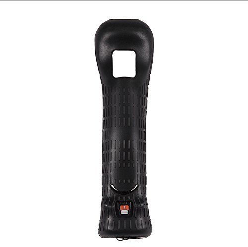 Motion Plus Adapter für , Motion Plus Sensoradapter + Schutzhülle, Motionplus Adapter Hülle, aus weichem Silikon, Plug & Play, für Fernbedienung (Schwarz)