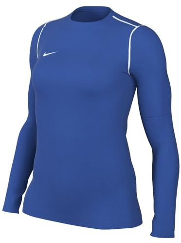 Nike FJ3006-463 W NK DF PARK20 Crew Top R Maglia Lunga Donna Royal Blue/White/White Taglia M
