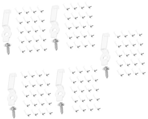 DOITOOL 500stücke Lichtstreifen Halterungen Clips Langlebige Licht Hänger Für Sichere Installation Innen Und Außenbereichen