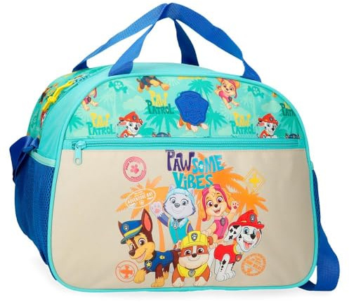 Patrulla Canina Paw Patrol Pawsome Vibes Bolsa de Viaje, Azul