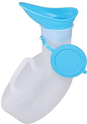 Ältere Urinflasche, Urinal, Auslaufsicher, Großes Fassungsvermögen, Auslaufsicher, Tragbare Urinale, Wiederverwendbar, für Männer, die 1000 Ml Fahren, Männlicher Natursekt für