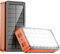 Batería externa solar de 26800 mAh, 5 salidas, 2 entradas, cargador solar de 22,5 W, QC3.0, carga rápida, cargador portátil con 32 luces LED para teléfonos inteligentes, tabletas y camping al aire