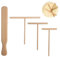 Set de spatules et d'étaleurs de crêpes - set de 4, bois naturel, ustensile de cuisine pour étaler et retourner les crêpes, pratique, spatule de 30 cm de long - lavable au lave-vaisselle