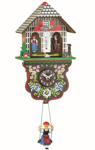 Trenkle Kuckulino Schwarzwalduhr Wetterhaus mit Quarzwerk und Kuckuckruf TU 2025 SQ