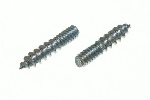 Packung mit 20 Stück Stockschraube Double End Holz To Metal M5 5mm x 25mm BZP Stahl