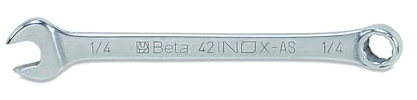 Beta 000420356-42Inox-As 1/4-Llaves Combinadas