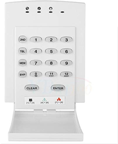 Keypad Alarm System for Home Security – Easy-Install Burglar Control Panel with Backlit Buttons & Tamper Alert