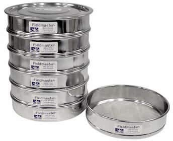 toauo Soil Sampling Sieve Set, Stainless Steel, 2 (in) Height