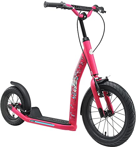 STAR SCOOTER Kinder Tret Roller ab 8 Jahre | City Kick Scooter Luftreifen Höhenverstellbar 16 Zoll New Gen