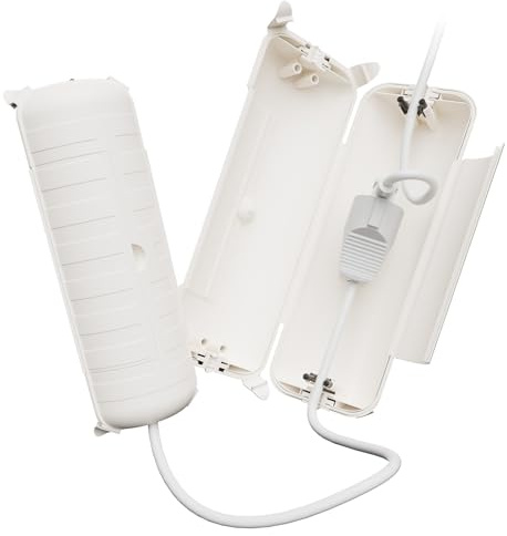 RESTMO 2er Set Wasserdichte Kabelbox Outdoor, Steckerschutz für Verlängerungskabel