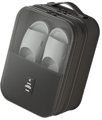 Organizador de Zapatos,Bolsa para Zapatos de Viaje, Bolsa para Zapatos de casa, Bolsas para Guardar Zapatos, Bolsas para Zapatos con Ventana,Bolsa Transparente para Accesorios de Zapatos,Negro