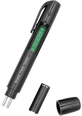 FUNOMOCYA Bremsflüssigkeit Tester Stift Batterie Wartungsfrei Hochpräzise Bremsölprüfer Für Auto Motorrad Fahrrad Bremsflüssigkeit Ersatzwerkzeug Mit Zuverlässiger Sensor-technologie