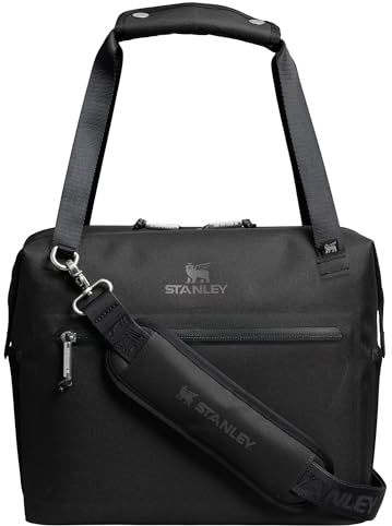 Stanley All Day Julienne Midi - Bolsa térmica suave y lonchera de 12 cuartos de galón, enfriador de 20 latas con asas y correa, enfriamiento de 12 horas, bolsa de viaje aislada con cremallera, sin BPA