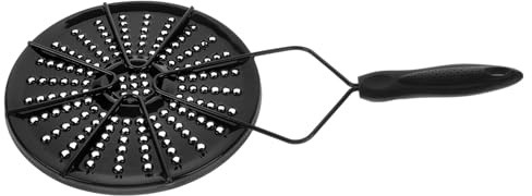 OSALADI Diffuseur de Chaleur Transfert Thermique et Répartition Homogène Chaleur en Émail Noir pour Plaque à Induction Cuisine