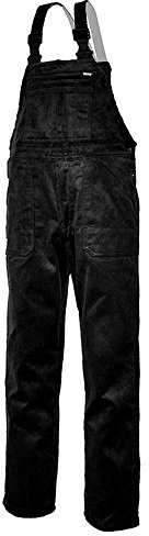 EIKO Arbeits-Latzhose Genua Cord - schwarz - Größe: 50