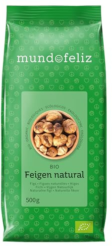 Mundo Feliz, Fichi Essiccati Biologici, 2 x 500 g
