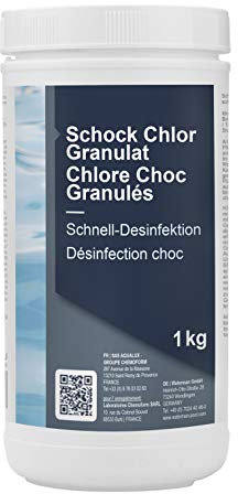 Edenea Chlor-Choc Pool – Granulat – Topf 1 kg – schnelles Chlor Immediat-Effekt – Essentiel