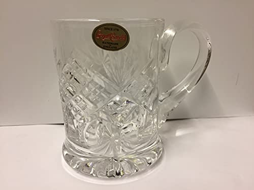 Royal Brierley Berkeley Pattern Tankard Half Pint H 11cm Handmade & Cut In England