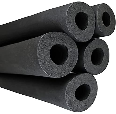 1.8m Rohrumhüllungsisolierung, 6-50mm Innendurchmesser Rohrisolierungsschlauch, Flexible Rohrisolierung, Klimaanlage Wärmeisolierung Rohr Frostschutzmittel flammhemmend, Dicke 15mm (Size : 6mm)