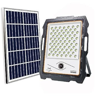 FOCO LED SOLAR + CAMARA 300W CON CONTROL REMOTO REF,DW903 LEDME