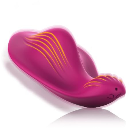 TYDAY Klitorisvibrator-Set für Frauen Mini-Masturbator mit 9 Vibrationsfrequenzen G-Punkt-Stimulator tragbares vibrierendes Ei leiser Bohrer mit Klitorisstimulation Liegemassagegerät Rot