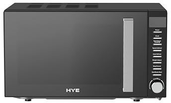 HYE Microwave - 20L 800W Black Microwave Oven, Freestanding Design & Digital Display, Preset Cooking Functions, Various Power Levels - SA01DM208B13