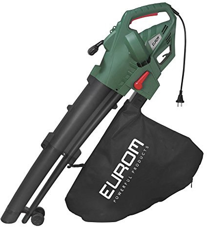 Laubsauger Eurom 3000Watt Gartensauger Blattsauger Laubbläser mit Häcksler