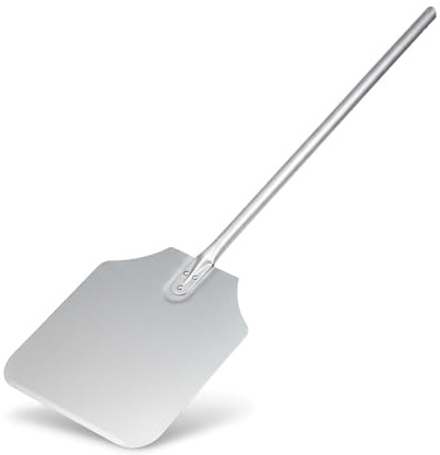 Samuel Groves Professional Aluminium Pizza Peel 12 x 14 Inch with Extra-Long 22 Inch Handle, Professional Commercial Pizza Paddle for Wood Fired, Gas & Outdoor Pizza Ovens. Perfect for High Outputs