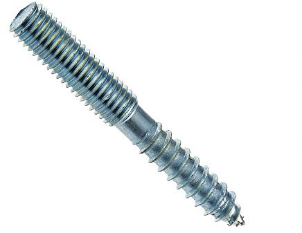 Stockschraube m. metr. Gewinde u. Holzgewinde Stahl gal zn Typ23E M 8 x 70-100 Stk