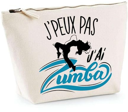 Trousse Zumba J'peux Pas | Pochette Toilette Maquillage Idée Sac Cadeau