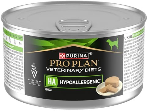 Canine HA Hypoallergenic Mousse Wet Dog Food 24x195g