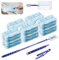 50 Tücher Swi-ffer Staubmagnet Nachfüllpack Set, Staubwedel für Swi-ffer Duster Tücher, Staubtücher Reinigungsstaub Staubtuch Nachfüllung, mit 2 Handgriff, für Gegen Staub, Tierhaare, Schmutz