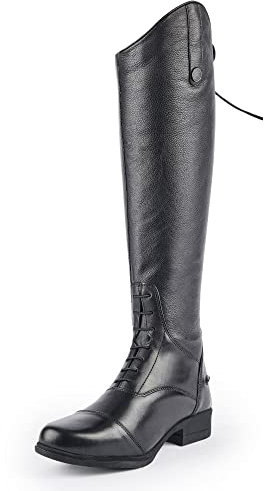 Shires Moretta Gianna - Stivali da equitazione in pelle, per adulti, colore: Nero