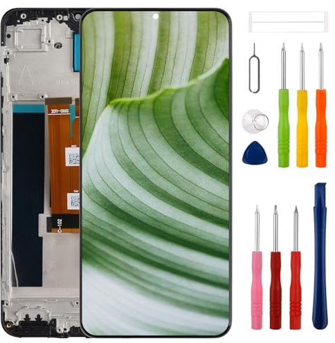 swark Nuovo display LCD da 6,74 per Realme Note 60 2024 RMX3933 LCD Touch Screen Digitizer con kit di riparazione aggiornato con telaio