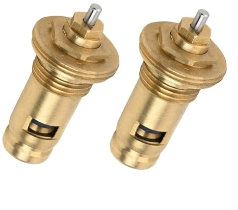Veciado Messing Heizkörperventil Einsatz M30 X 1,5 Ventil Thermostat Einsatz 1/2 Bad & Küche Wasserhahn Ventilkartusche