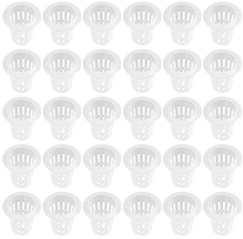 50pcs Hydroponisch/Orchidee Schlitz Netz Pot Slotted Mesh Net Tasse Soilless Kultur Gemüse Net T? K?rbe Cups Orchideen T?