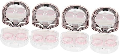 Healeved 4sets Cosmetic Container - Travel Kit Lightweight Case Cats Eye