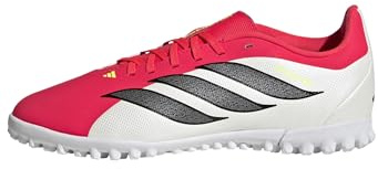 adidas Unisex niños Predator Club Turf Football Shoes Kids, Lucid Red/Core Black/FTWR White, 34 EU