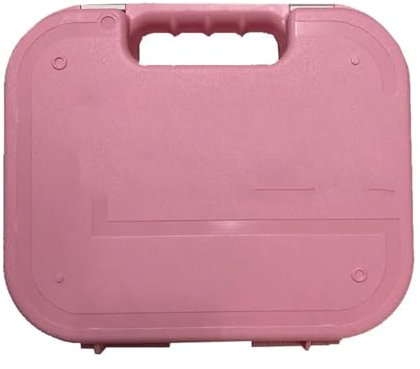 JKELPV Casseforti Cassaforte antifurto Custodia per Pistola Glock Kublai Pistola Box Valigia Tattica per Pistola Cannocchiali per Fucile Ottica da Caccia Accessori(Pink ABS Box)