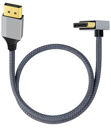 HOOLRZI Flexible 4K 60Hz DisplayPort To HDMIcompatible Video Transmission Cable Braided For Computer To Monitors