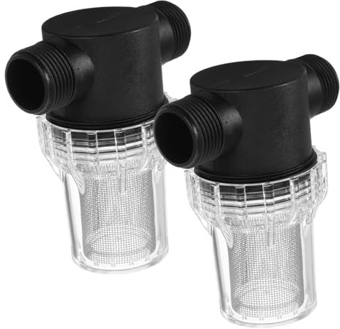 ULTECHNOVO Filtro Per Tubo Da Giardino Rimuove Sedimenti Detriti Uso Agricolo Stoccaggio Acqua Tubazioni Macchinari Pulizia Installazione Rapida Semplice Manutenzione Facile Uso Duraturo