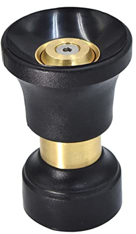 Yardenfun 360grado Rociador De Agua De Aleación De Zinc Para Jardín Boquilla De Manguera De Jardín Función De Rotación De Para Césped y Limpieza De Vehículos Color Negro