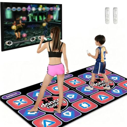 Dancematta Med Trådlös Controller, 162 Spel Och Omfattande Låtbibliotek, Dansmatta För Tv, Dator, Musikleksaker, Födelsedagspresenter