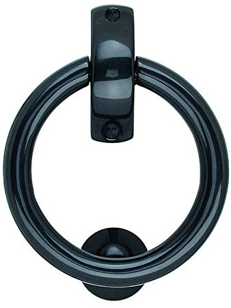 beslagsboden B099 100 x 125 mm Zink Design Türklopfer – Schwarz Matt