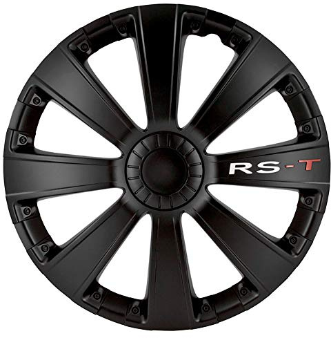 AutoStyle 4er Set Radzierblenden RS-T 16-Zoll Schwarz